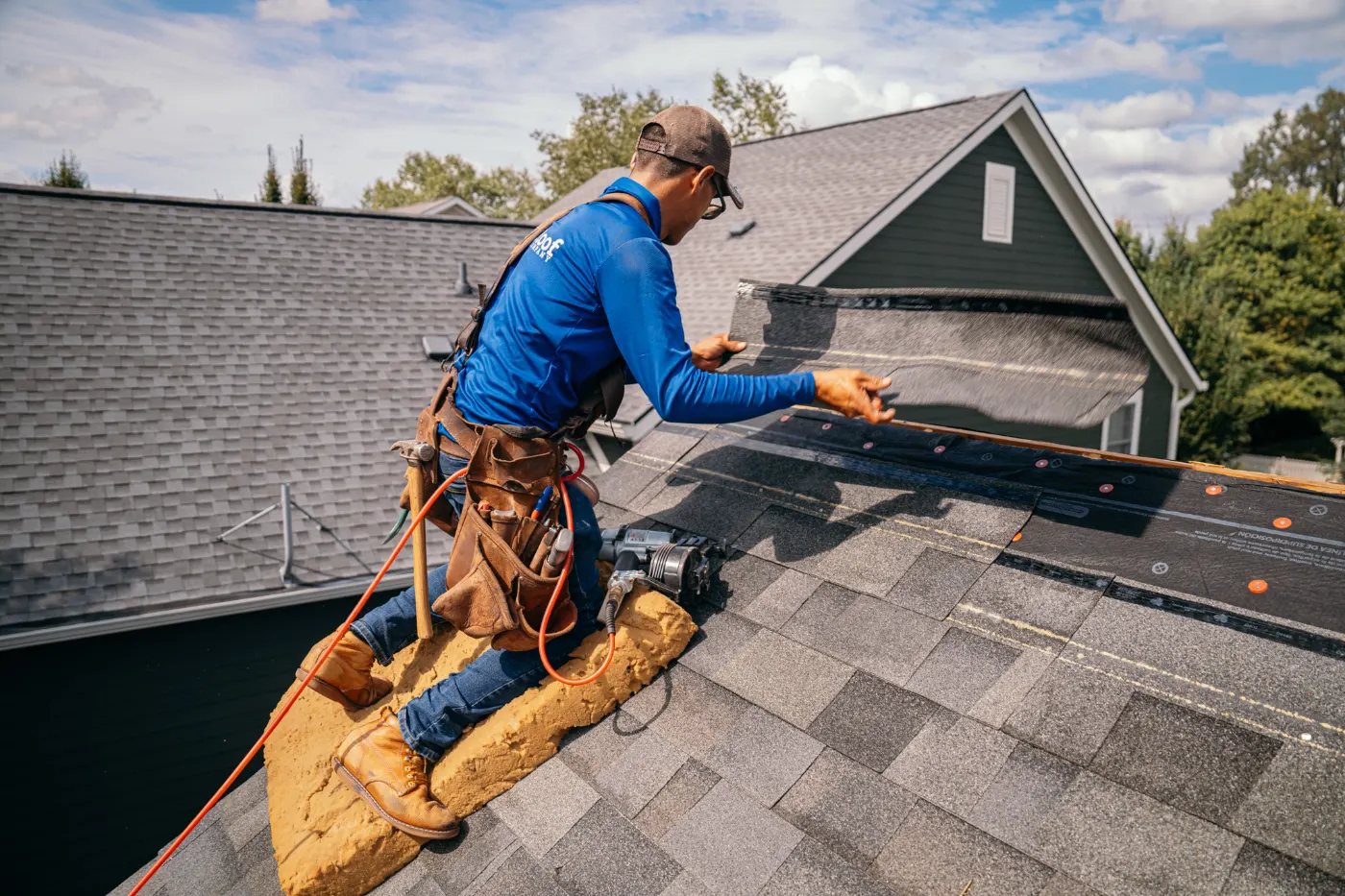 Roofing by Center Grove Roofing near Franklin, IN